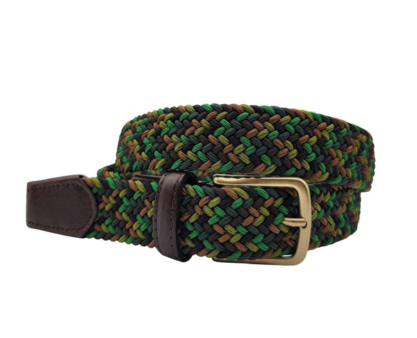 Multi Colored Braided Elastic Stretch Belt – FH Wadsworth